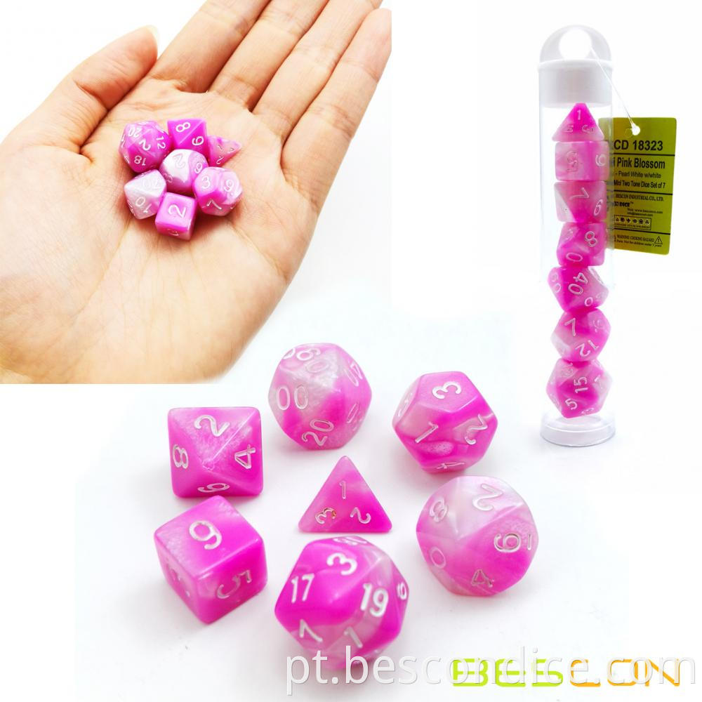 10mm Mini Poly Dice Set 1